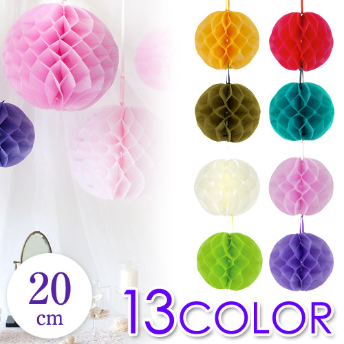 Sixem Shop Paper Honeycomb Ball 20cm Paper Honeycomb Ball Mobile