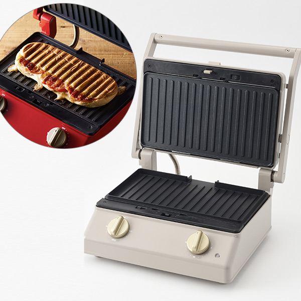 タイマー付きホットサンドメーカー Grill ホットサンドメーカー Doubleグリルサンドメーカーダブル Boe084 Bruno ブルーノ 焼き野菜 挟み焼き Maker グリルプレート付きで本格料理も トースト Sand 6枚切り食パン対応 タイマー Hsm サンドイッチ トースト 焼き野菜