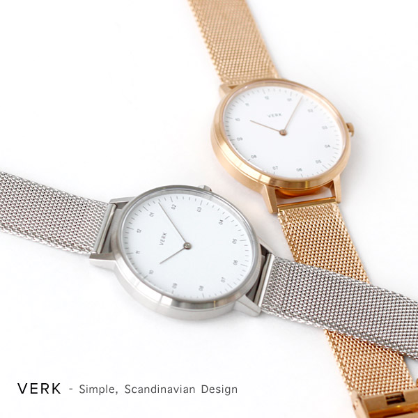 楽天市場 Verk Watch Staib Meshスウェーデンの時計ブランド 40mm 北欧デザイン ステンレススティール シンプル ミニマル ドイツ製 ギフト プレゼント 贈答 贈り物 シゼム楽天市場支店