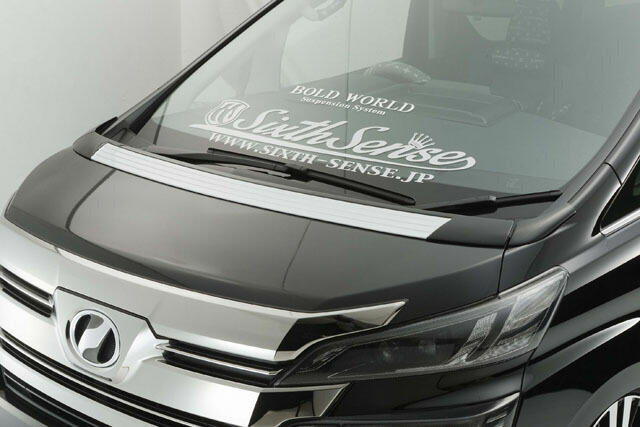 30アルファード シックスセンス ボンネットガーニッシュ ブラック 427 楽天市場】30ヴェルファイア前期 ボンネットスポイラー : シックスセンス