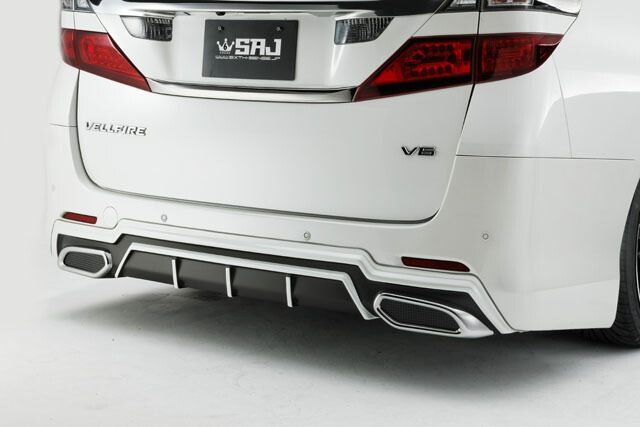 20系　アルファード　ヴェルファイア　後期　リアガーニッシュ アルファード ヴェルファイア 20系 前期 後期 メッキ バックドア