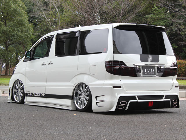 楽天市場】10系アルファード リアウイング : シックスセンス