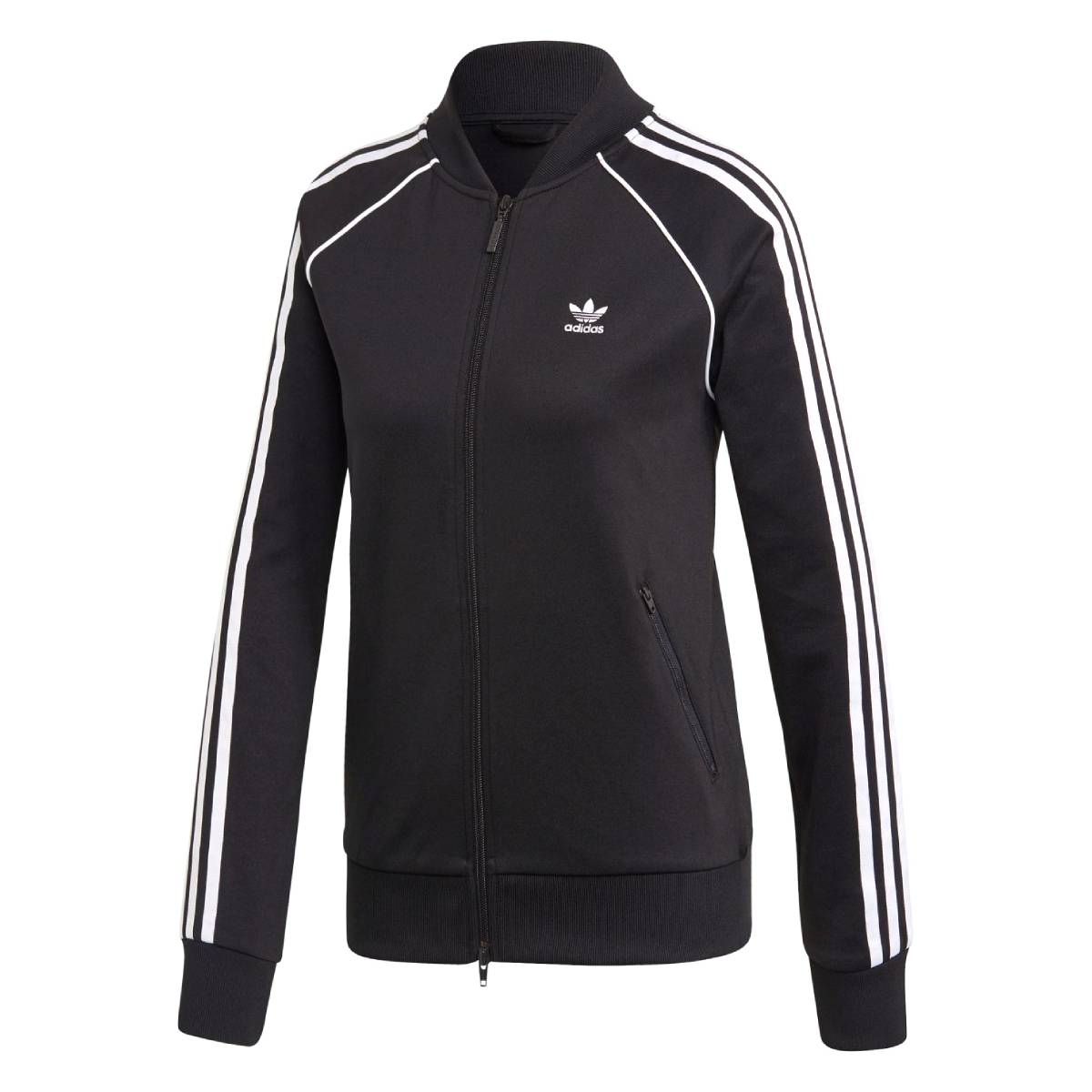 adidas sst track top black