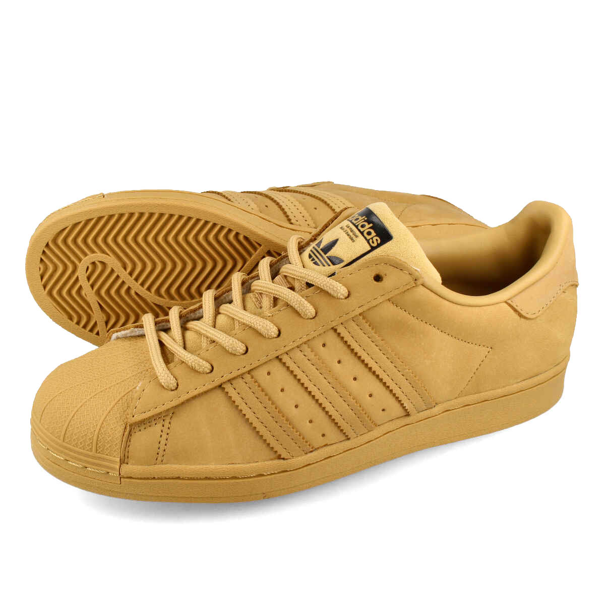 贅沢 Adidas Superstar アディダス スーパースター ユニセックス メンズ レディース スニーカー ヌバック 耐水 Golden Beige Core Black Golden Beige ゴールデンベージュ ブラウン ウィート Gz41 Lowtex Plus