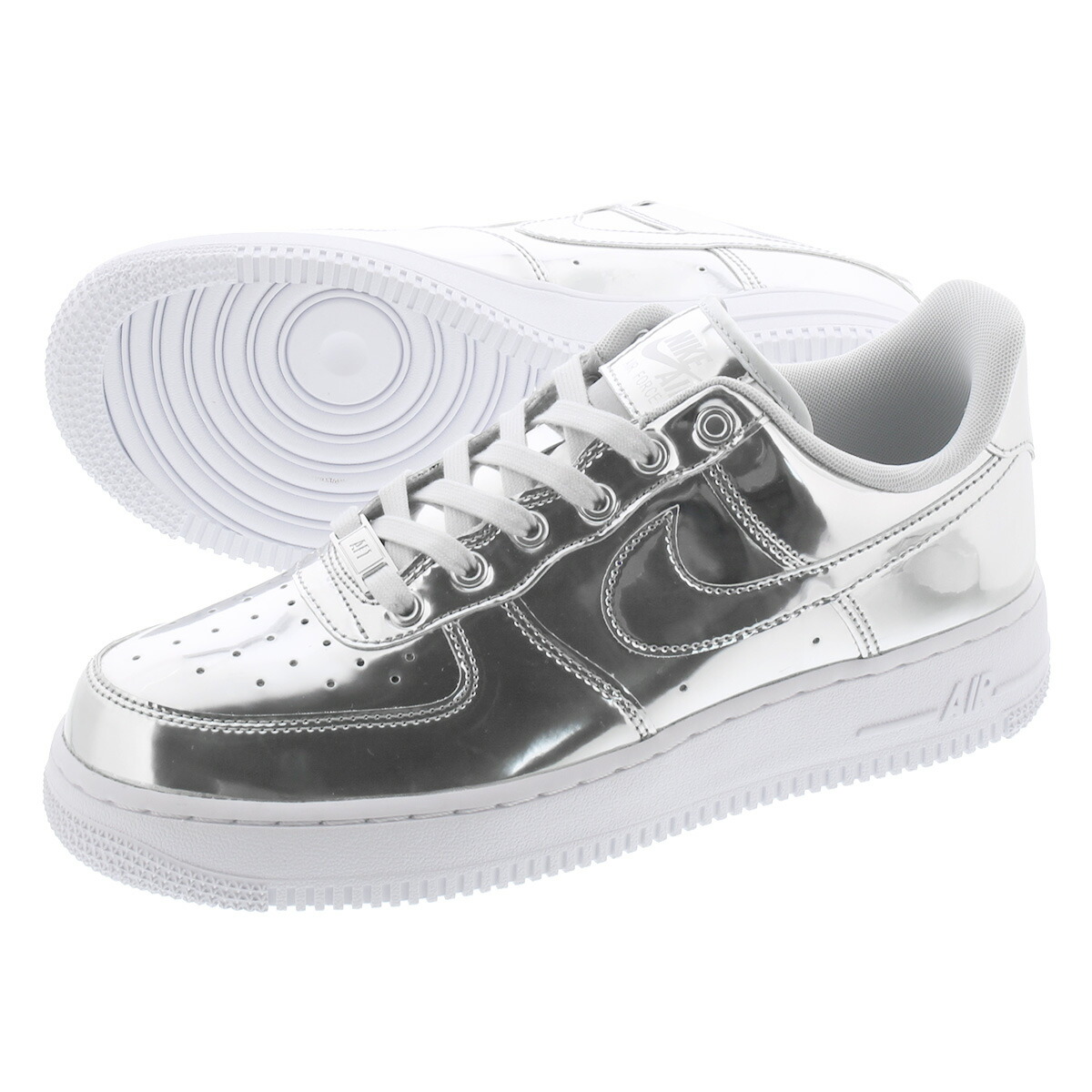air force metallic silver