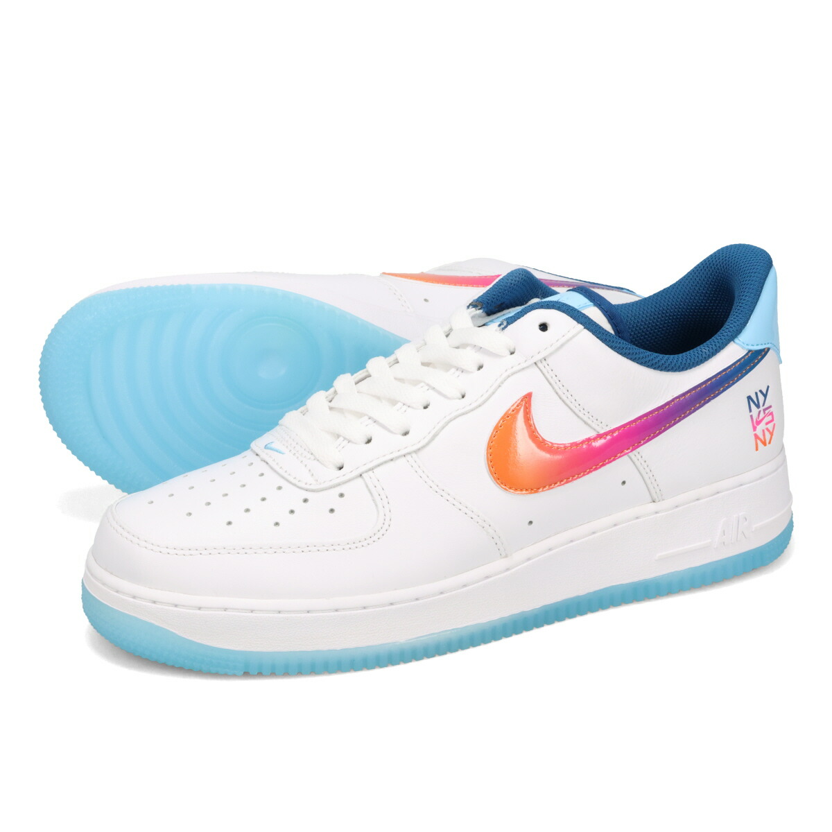 ★NIKE★WMNS Air Force 1'07 LX 4色スウッシュ HF5721-111 ☆ナイキ☆NIKE AIR FORCE 1 4色のロゴ HF5721-111 ☆追跡可