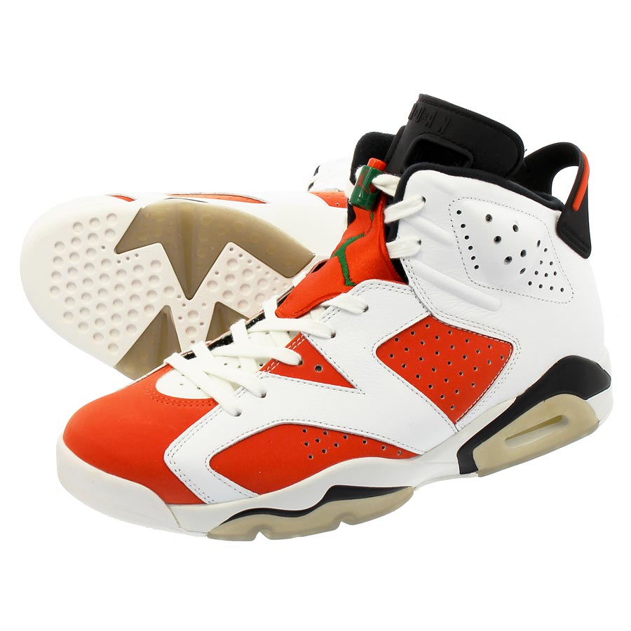 jordan 6 white and orange