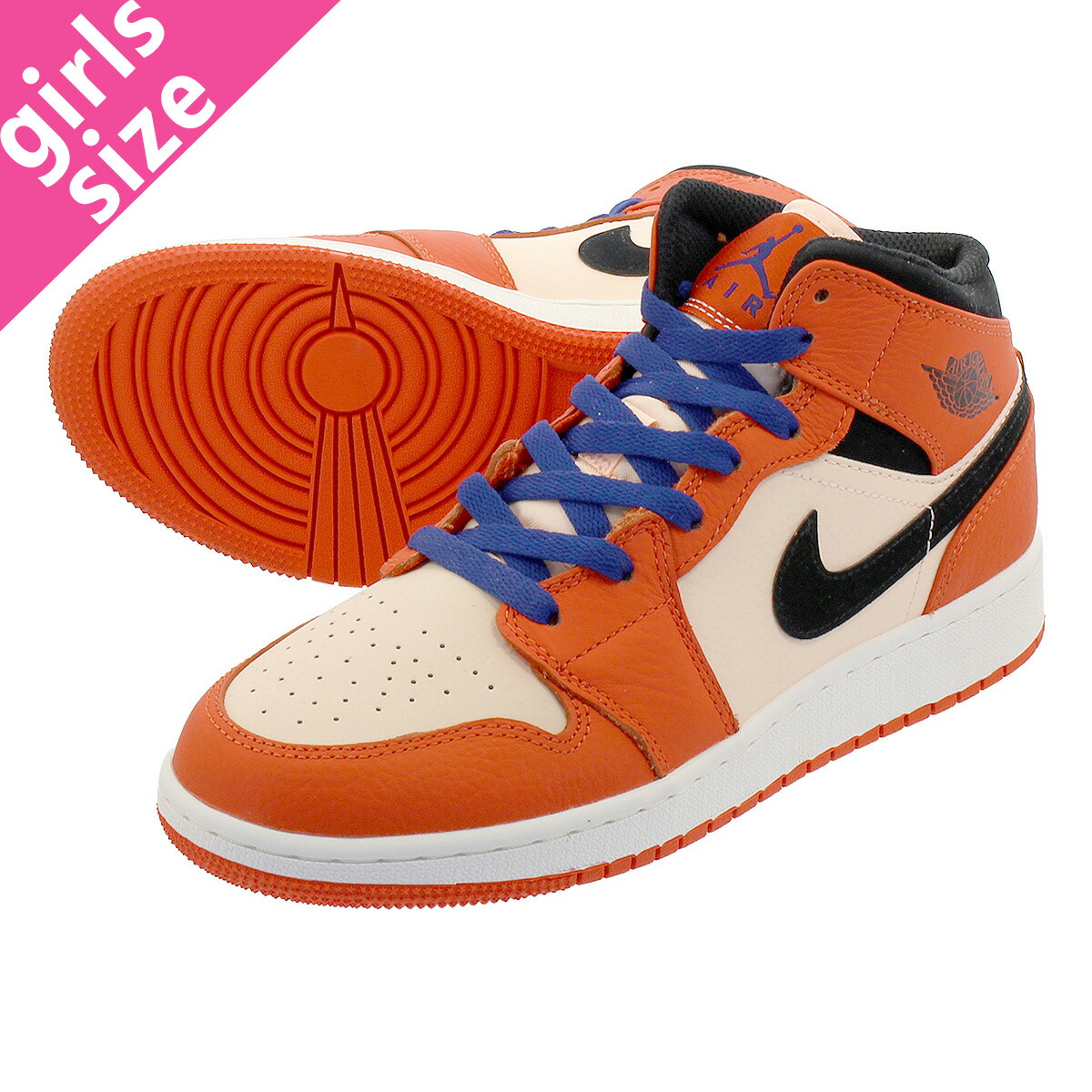 nike air jordan 1 mid team orange