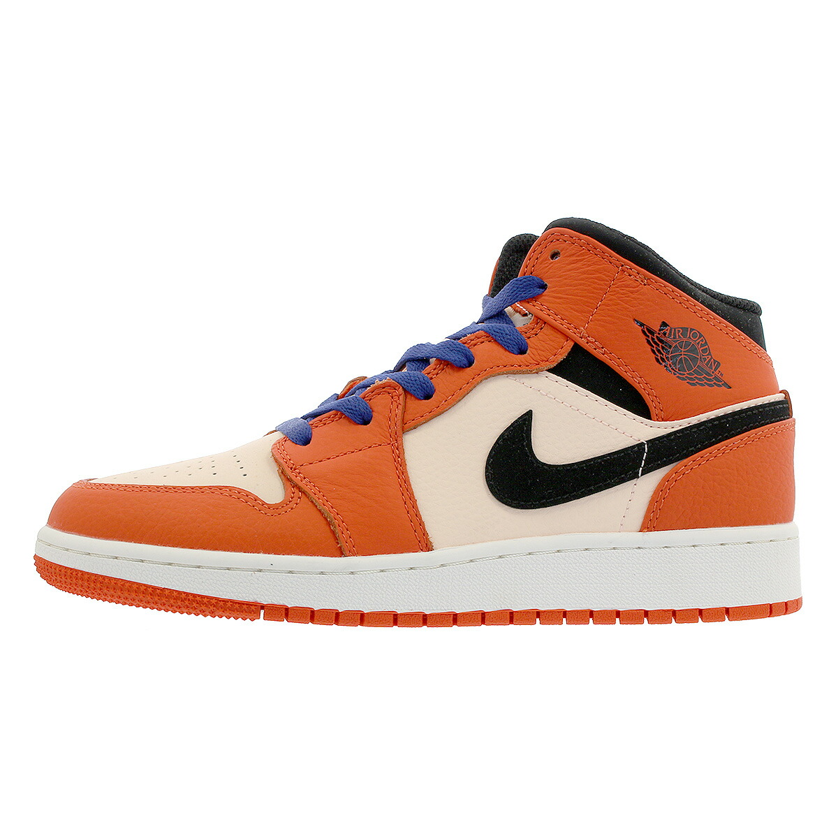 orange black jordan ones