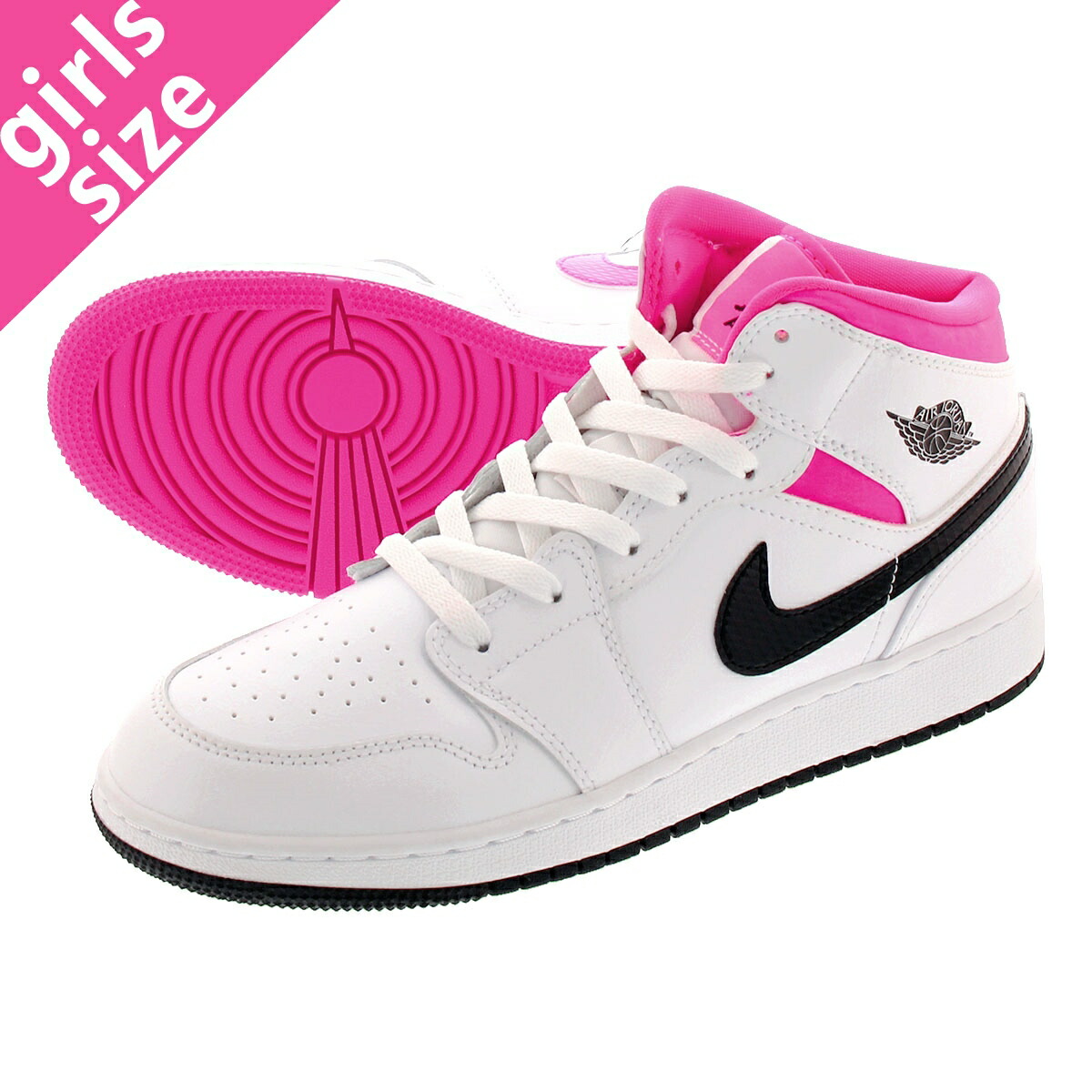 jordan 1 pink and white