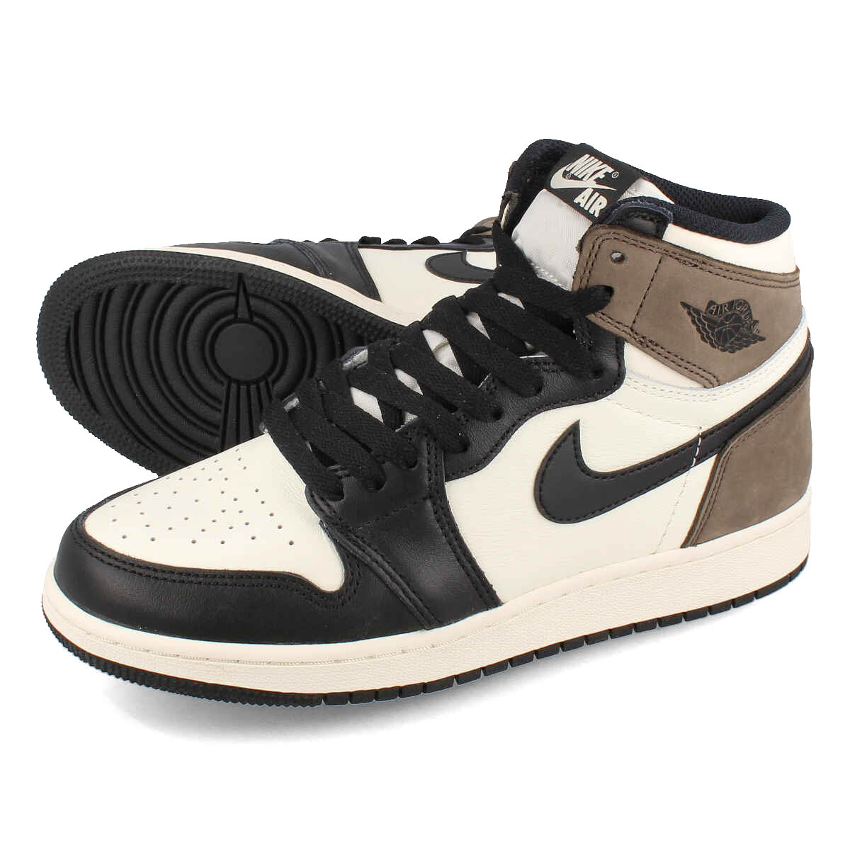 楽天市場】NIKE AIR JORDAN 1 RETRO HIGH OG 【DARK MOCHA】 ナイキ エア ジョーダン 1 レトロ ハイ OG  SAIL/DARK MOCHA/BLACK/BLACK 555088-105 : LOWTEX PLUS