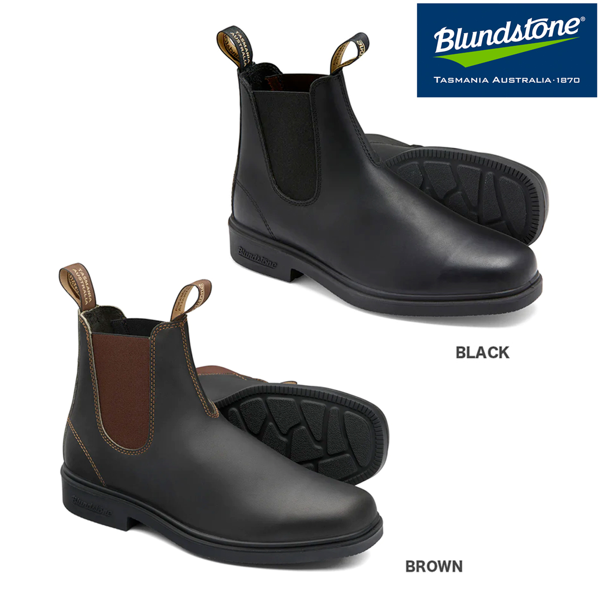 【プライスダウン】 15時迄のご注文で即日発送可 BLUNDSTONE DRESS BOOTS ブランドストーン ドレス ブーツ BLACK BS063089 / BROWN BS062050画像