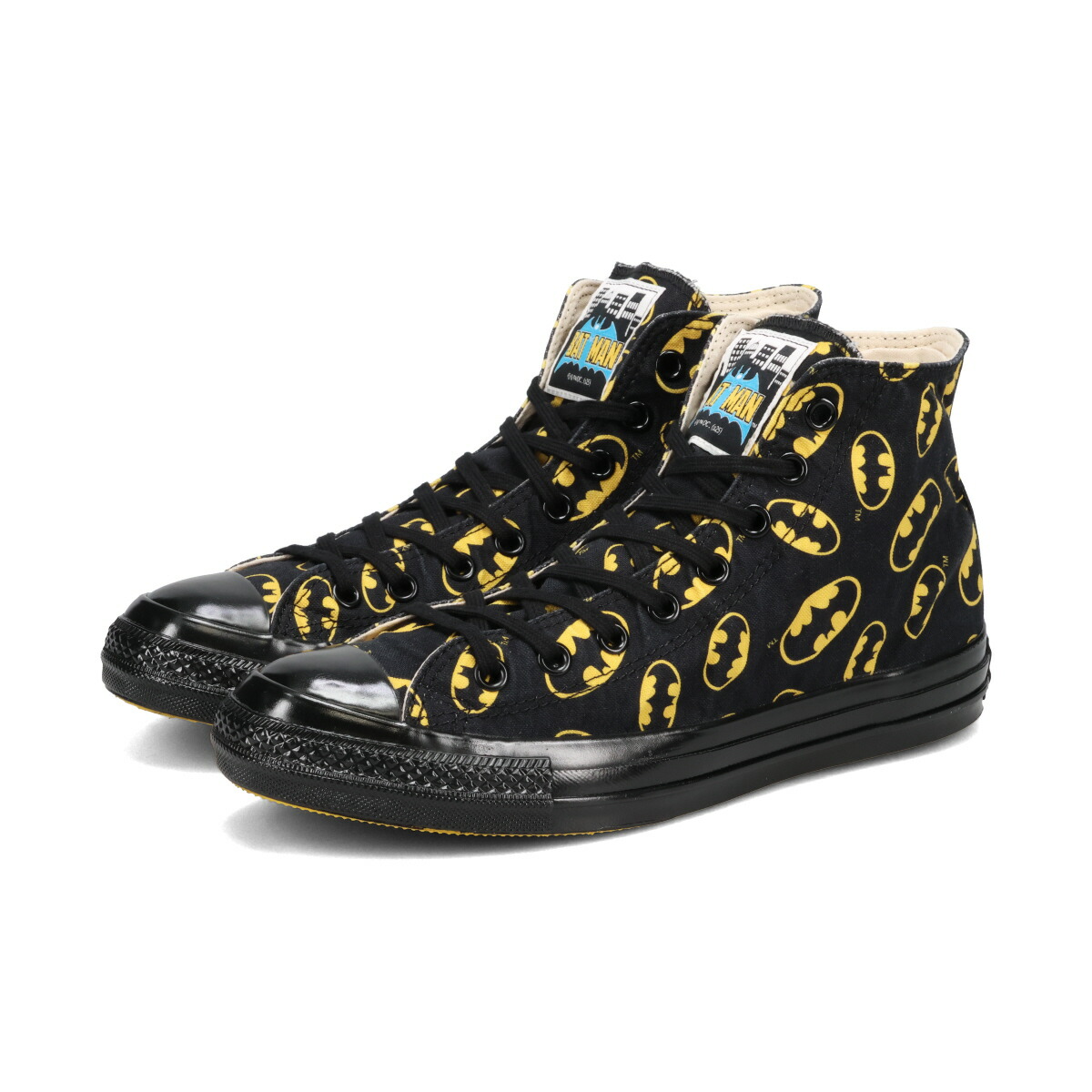 【プライスダウン】 CONVERSE ALL STAR AGED HI / DC コンバース オールスター エイジド HI / DC メンズ レディース スニーカー ハイカット BATMAN ブラック 31314040画像