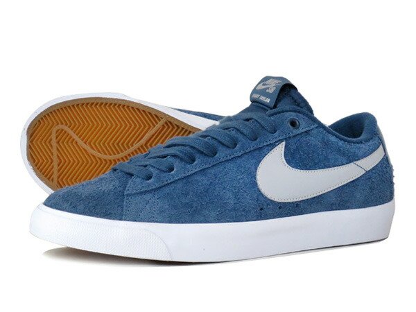 Nike SB Blazer Squadron Blue Sneakers (Squadron Blue/Metallic Silver-Crimson) Nike SB Blazer Squadron Blue Sneakers (Squadron Blue/Metallic Silver-Crimson)