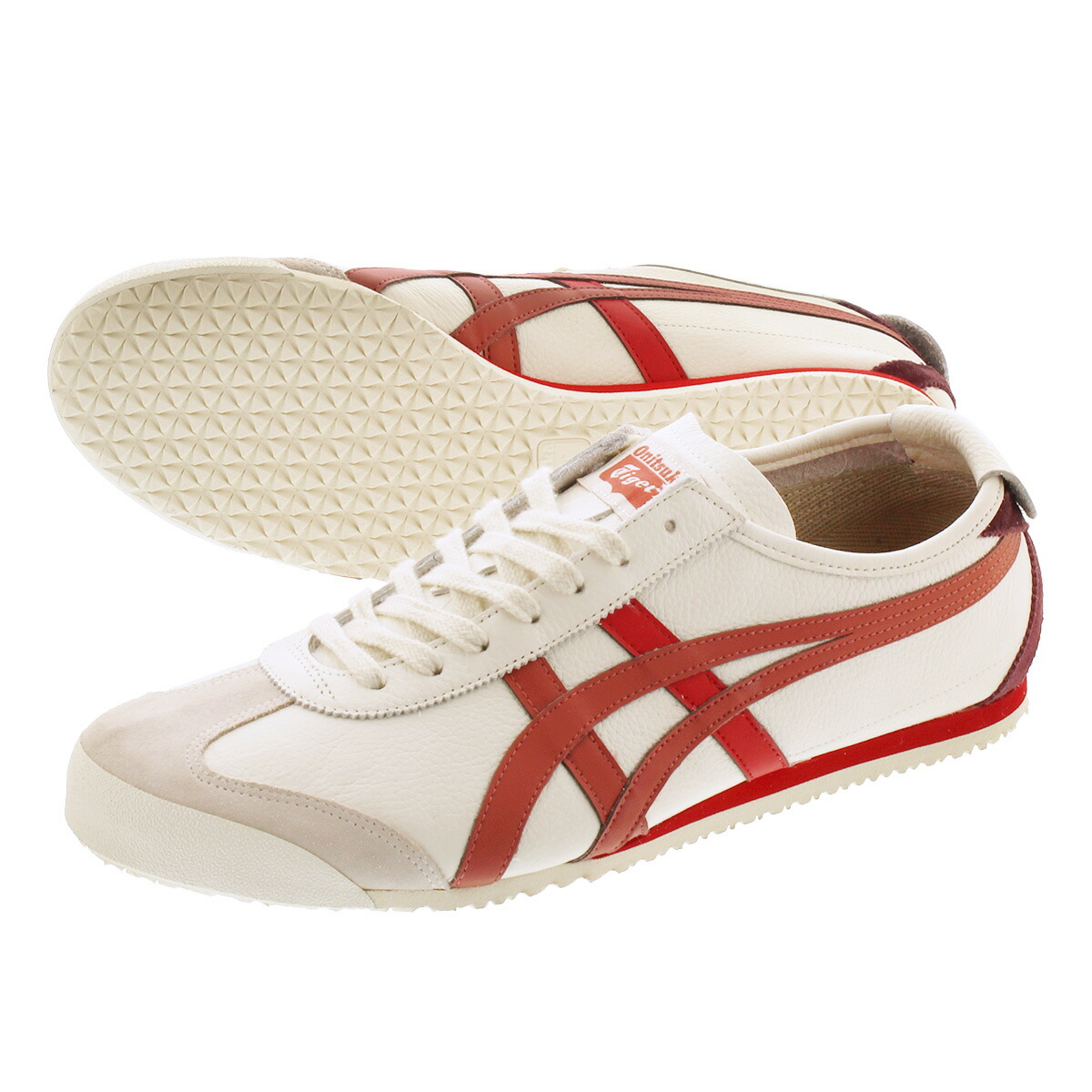 楽天市場 Onitsuka Tiger Mexico 66 オニツカタイガー メキシコ 66 Cream Red Brick 11a1 109 最適な材料 Pbb Bp2rd Natunakab Go Id