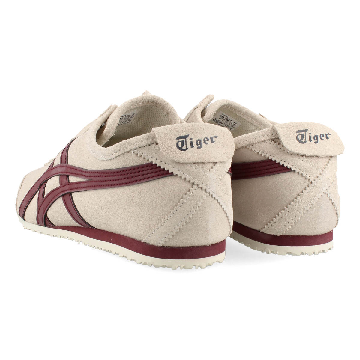 特別セーフ Onitsuka Tiger MEXICO 66 SLIP-ON オニツカタイガー メキシコ スリッポン メンズ レディース ローカット  BIRCH DARK CHERRY ホワイト 1183b782-201 omed.com.ar