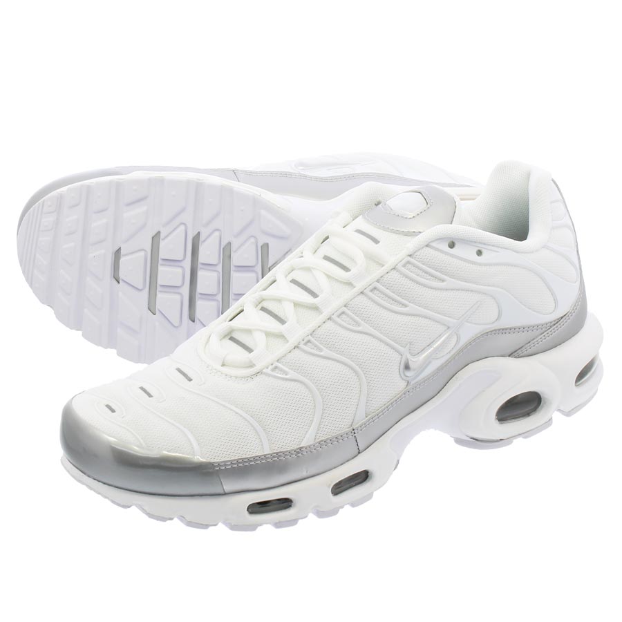 nike air max plus metallic silver