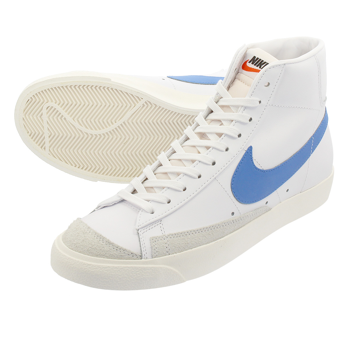 Nike Blazer Mid 77 голубые