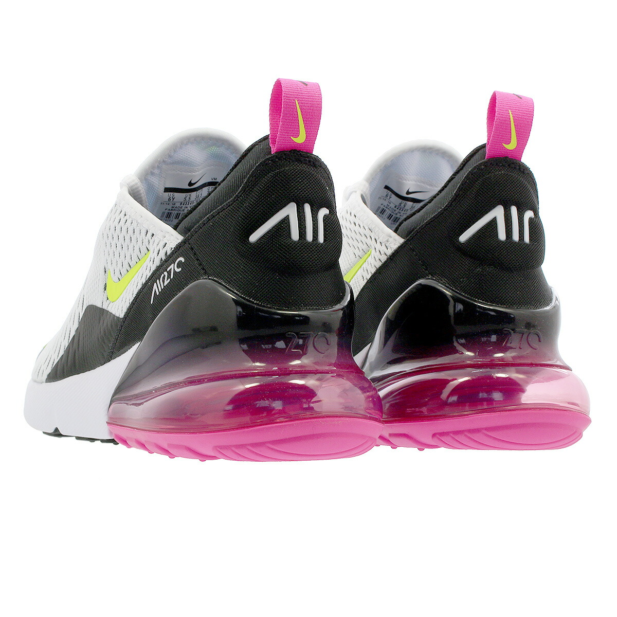 Nike Air Max 270 Gs White Volt Black Laser Fuchsia Kid Nike Air Max 270 Gs White Volt Black Laser Fuchsia Kid
