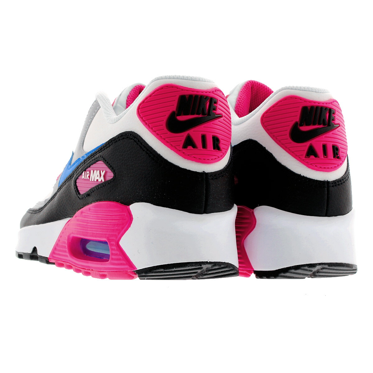 NIKE AIR MAX 90 LTR GS나이키 에어 막스 90 레더 GS WHITEBLACKPINK BLASTPHOTO BLUE 833376 107 NIKE AIR MAX 90 LTR GS나이키 에어 막스 90 레더 GS WHITEBLACKPINK BLASTPHOTO BLUE 833376 107
