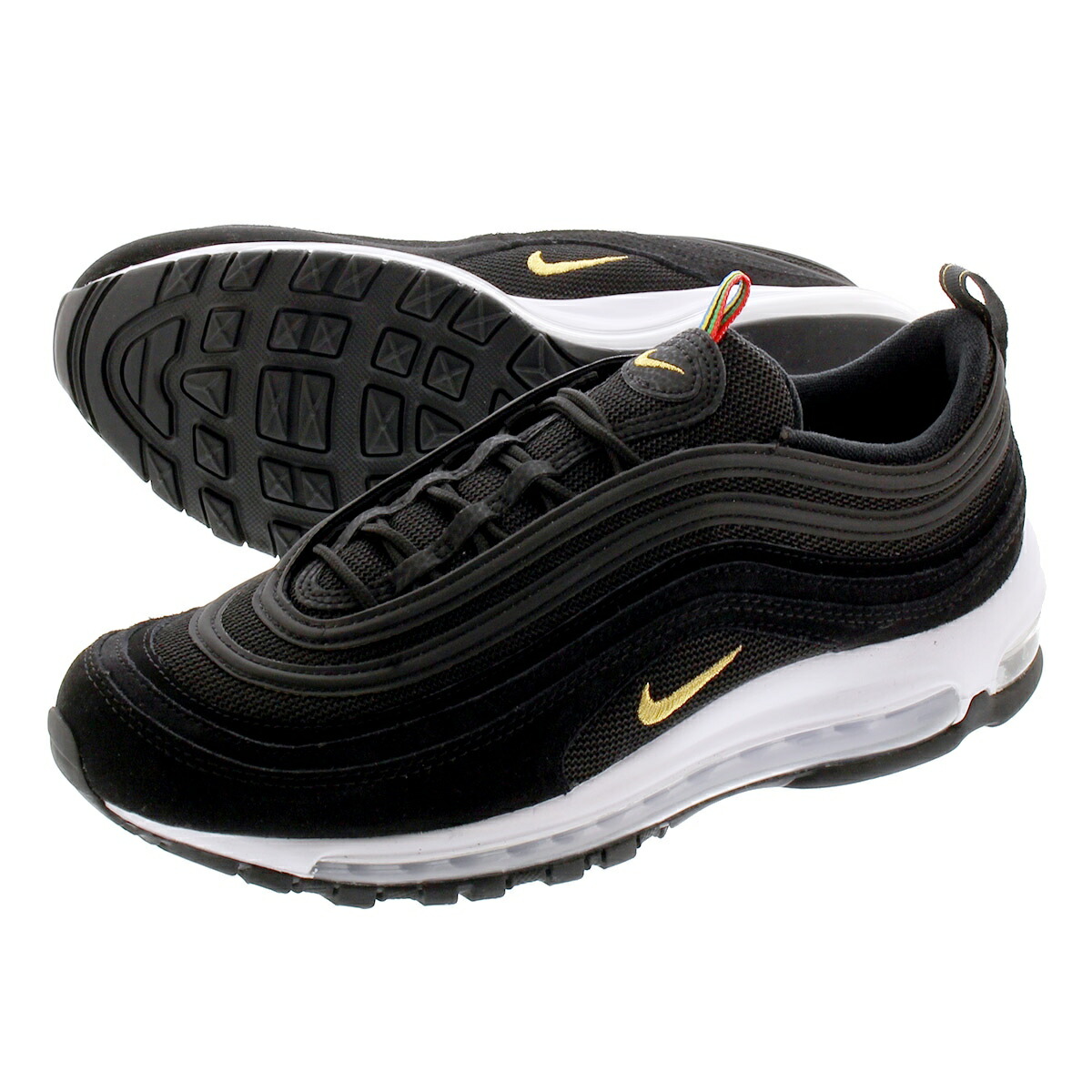 air max plus 97 black metallic gold