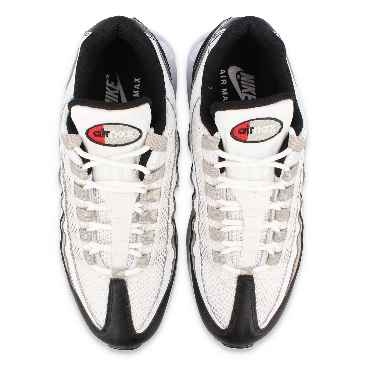 NIKE エアマックス95 DR2550-100 スニーカー 25cm 白×黒 2022年 発売予定！ナイキ エア マックス 95 “ホワイト/ブラック