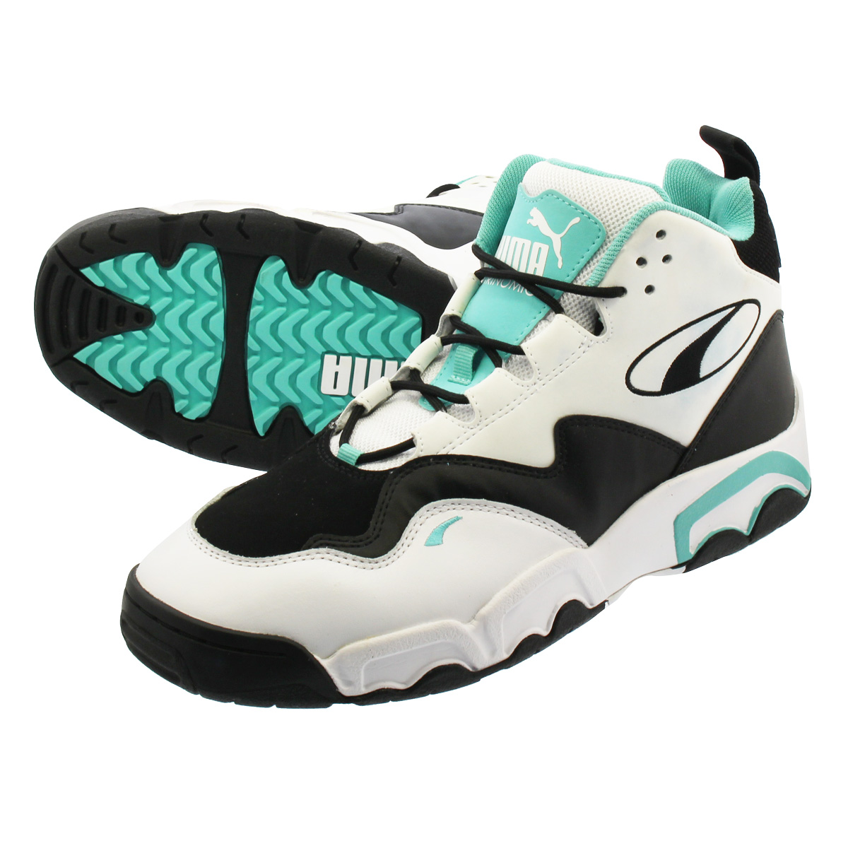 all turquoise pumas