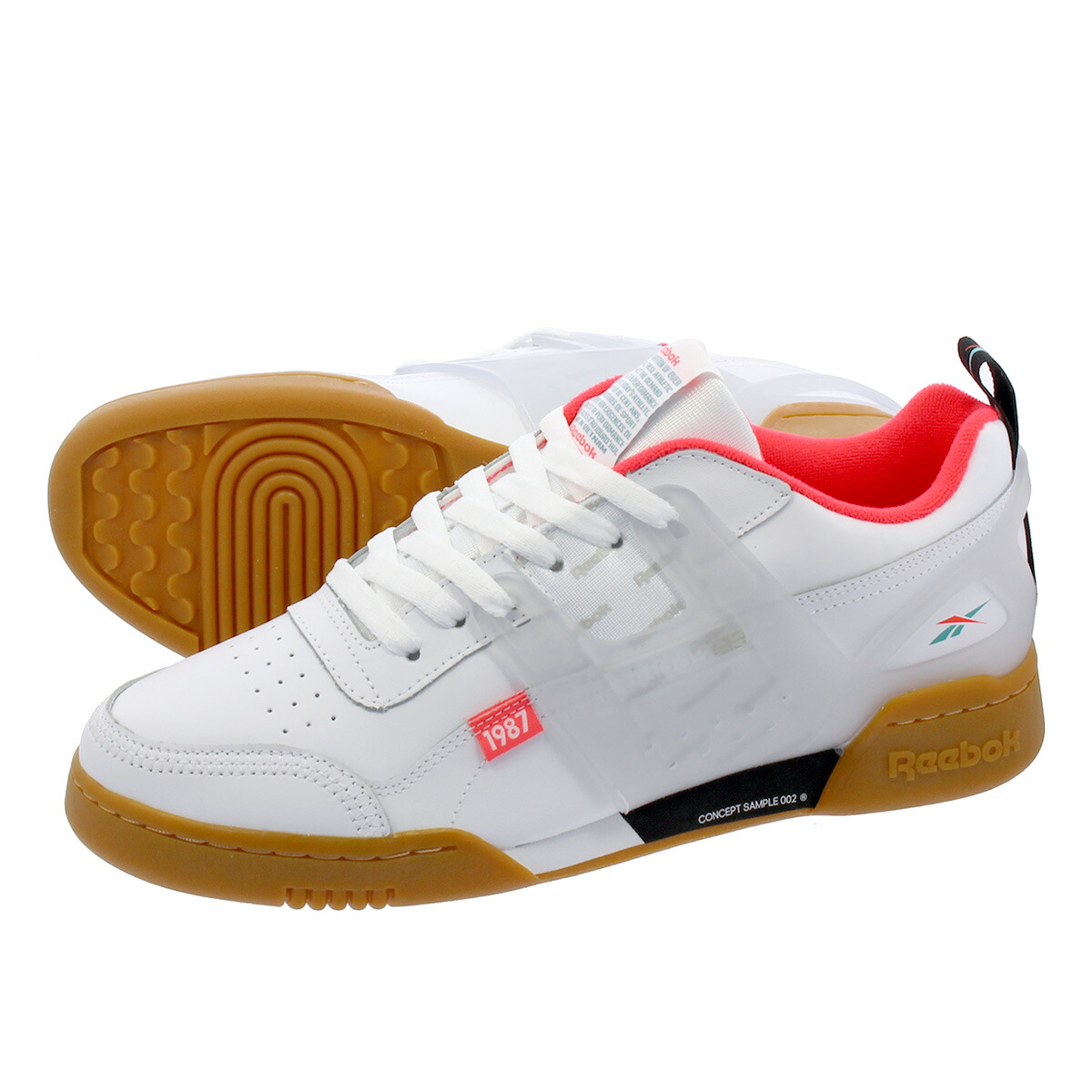 reebok workout plus altered white navy