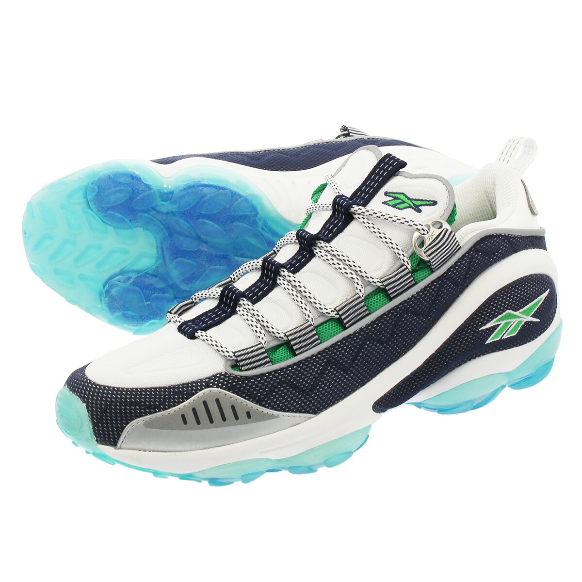 Reebok Dmx Run 10 Infinite Blue Green White Free Shipping Off75 Id 60