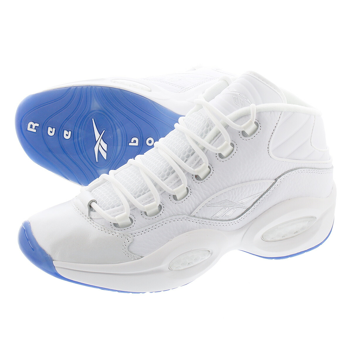 reebok question mid white