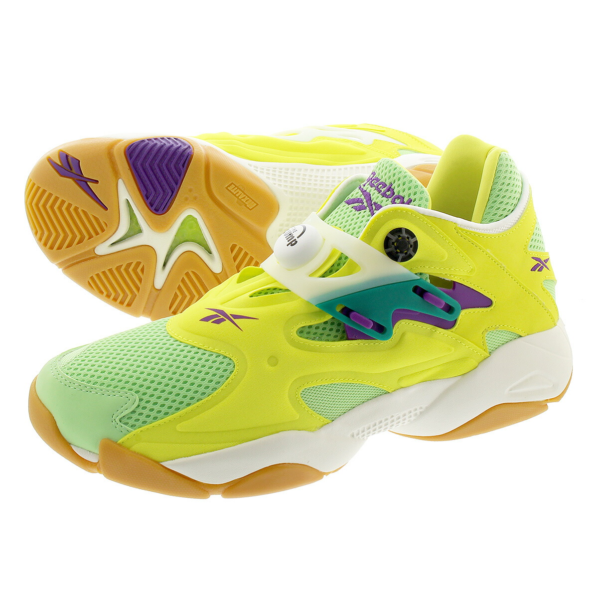 reebok pumps 90s mens yellow