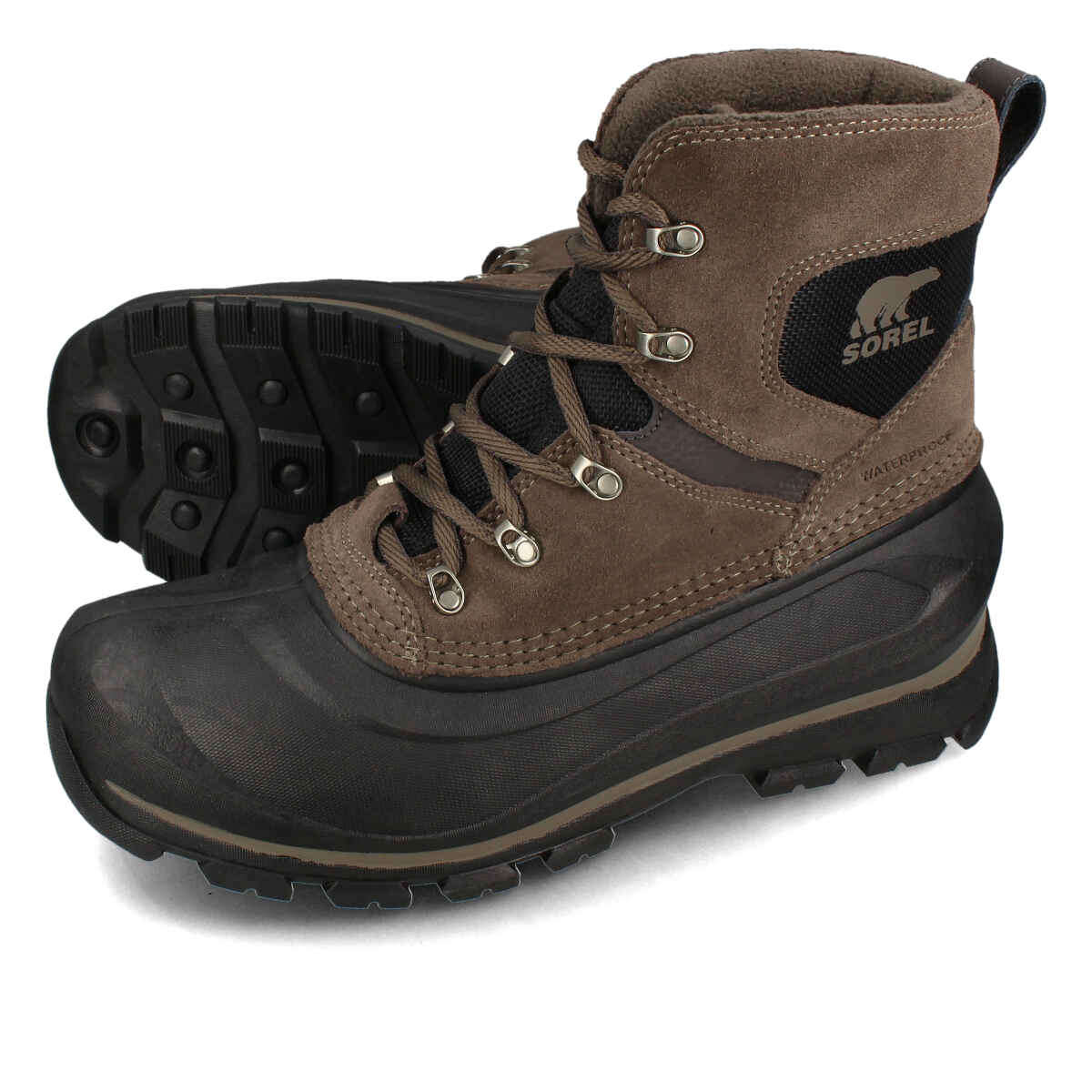 【プライスダウン】 SOREL BUXTON LACE BOOT WP ソレル バクストンレース ブーツウォータープルーフ メンズ ブーツ MAJOR/BLACK ブラウン NM5081-245 [1]画像