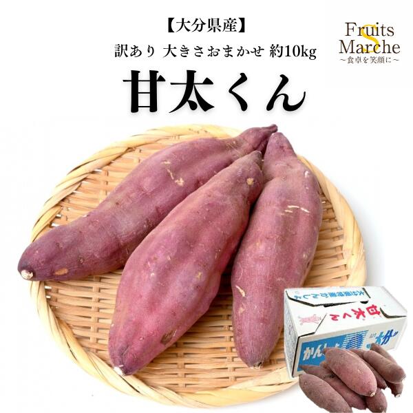 【送料無料！】甘太くん さつまいも 大分 10kg 訳あり 大きさお任せ かんたんくん 紅はるか べにはるか 大分県産 送料無料 （北海道・沖縄県は別途送料加算）