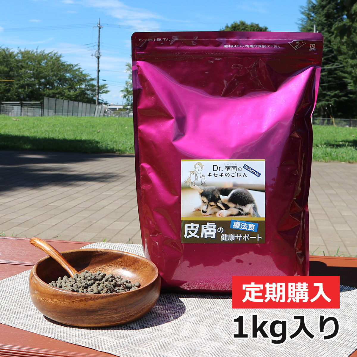 Dr.宿南のキセキのごはん 犬用食事療法食 腎臓の健康サポート 1kg×3袋