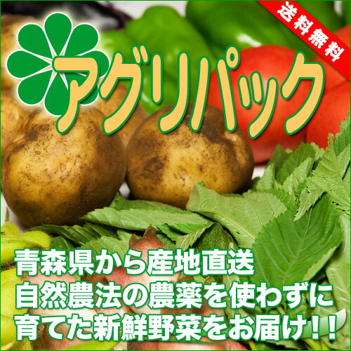 定期購入商品　アグリパックM　4週間配送(青森　アグリメイト南郷)　野菜セット　自然農法野菜詰め合わせパック