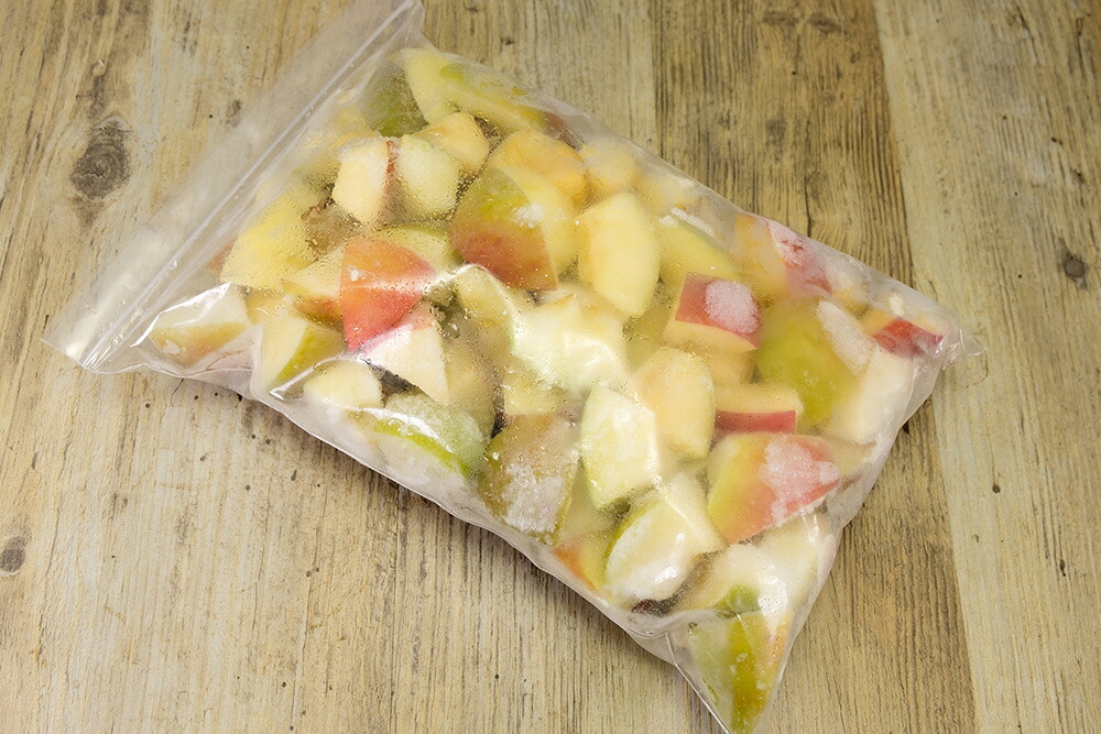 氷結取り除けるリンゴ 赤色信号 黄色であること一体化 5kg 青森県クリエーション 農薬 肥料を使わずに生産したりんごを カットしてその時々冷凍しました Hante Com My