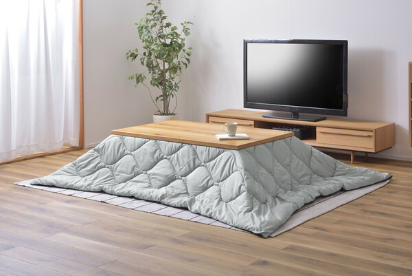 東谷 KK-168B コタツ布団 長方形（190×230cm） ブラック/グレー【暖房器具】AZUMAYA[KK168B] 返品種別A 楽天市場】東谷 コタツ布団 長方形 ブラック/グレー 完成品 KK-168B