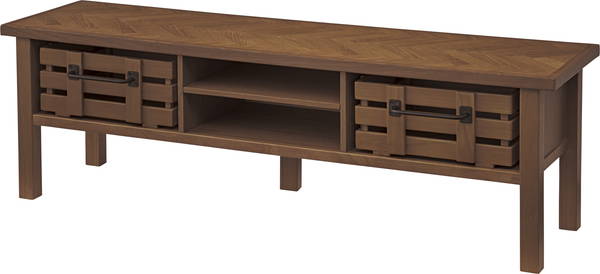 東谷 クｰパス TVボード ブラウン 完成品 VET-636 TVﾎﾞｰﾄﾞ VET-636｜DIYエクステリアSTYLE-JAPAN-GROUP