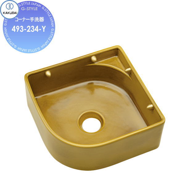 【無料★特典対象】 カクダイ KAKUDAI 壁掛手洗器 和風 ? 493-234-Y 初 壁掛け 住宅設備 建材 水回り 水周り リフォーム 蛇口 水栓 リフォーム リノベーション DIY