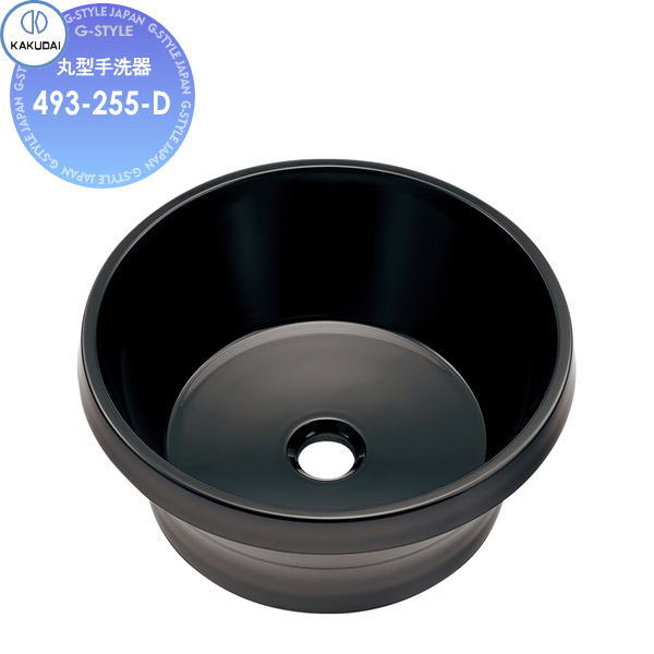 【無料★特典対象】 カクダイ KAKUDAI 丸型手洗器 和風 暁 493-255-D 小夜 置型・オーバーカウンター 住宅設備 建材 水回り 水周り リフォーム 蛇口 水栓 リフォーム リノベーション DIY