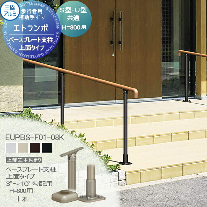 楽天市場】【部品】 歩行者用補助手すり 三協アルミ エトランポU1型