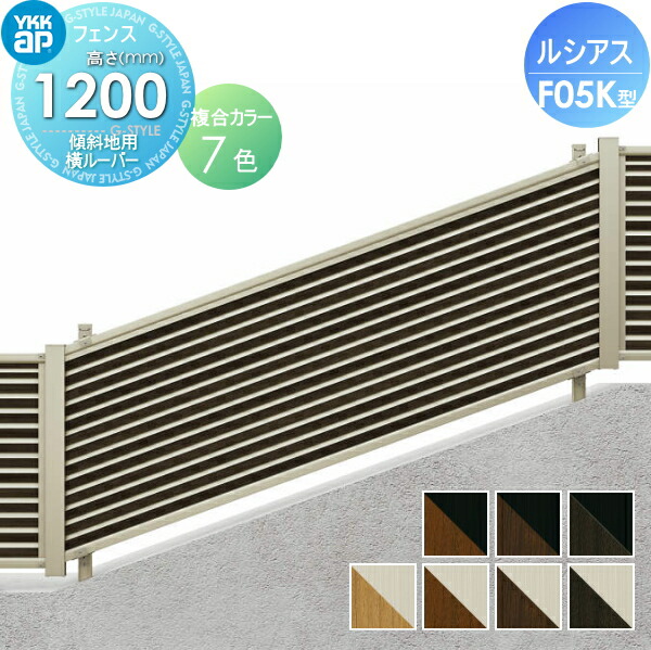 フェンス 目隠し YKK 囲い フェンス本体複合カラーH1200 ルシアス 