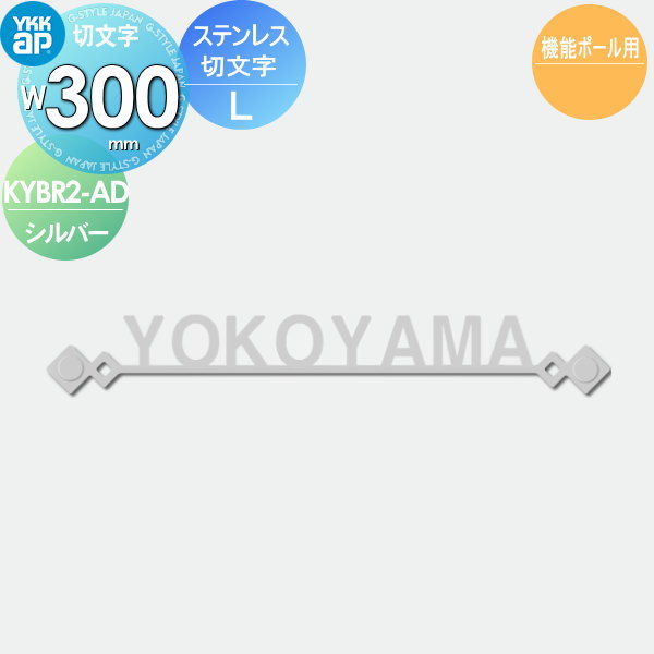 表札 YKK YKKap 切文字タイプ ステンレス切文字表札 Lサイズ W300mm 表札シミュレーション対応 機能ポール用 KYBR2-D-(L) 戸建て オーダー|DIYエクステリアSTYLE-JAPAN-GROUP