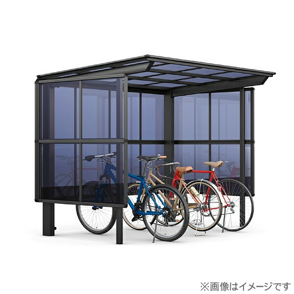 【無料★特典対象】 サイクルポート LIXIL リクシル TOEX フーゴFパーク 基本 29-21型 屋根 熱線吸収ポリカ サイドパネル 熱線吸収ポリカ パネル高さ H1800 自転車 屋根 駐輪 diy バイク置き場|DIYエクステリアSTYLE-JAPAN-GROUP