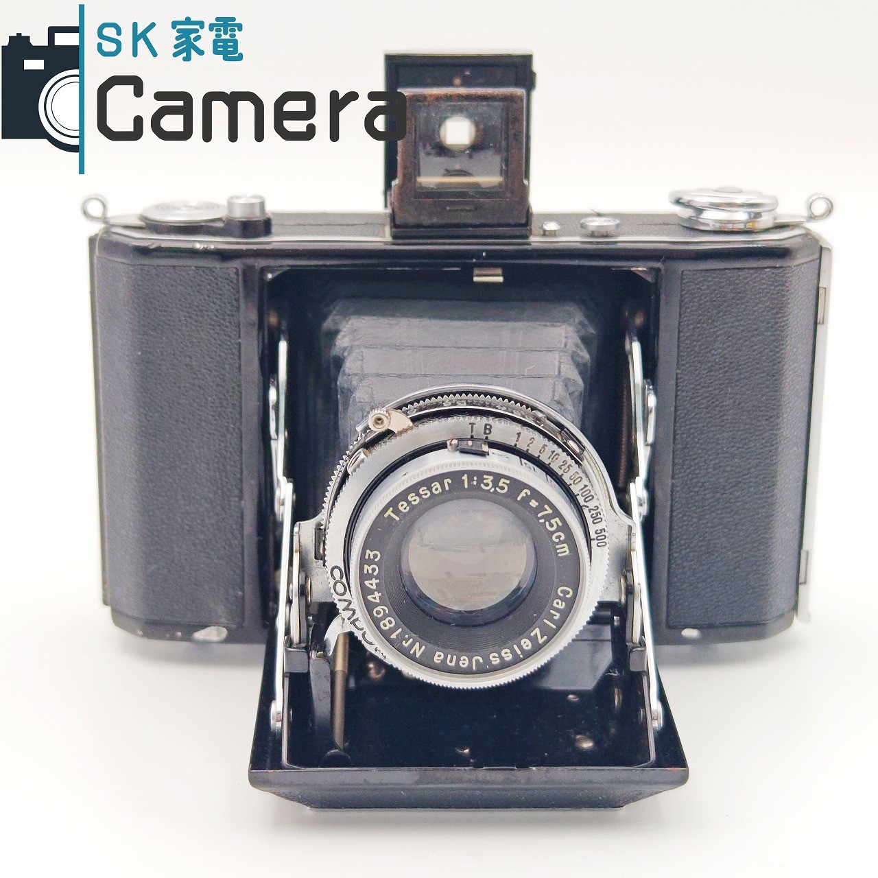 【中古】 ZEISS IKON Ikonta 520/16 Tessar 7.5珊 F3.5 ツァイスイコン イコンタ テッサー