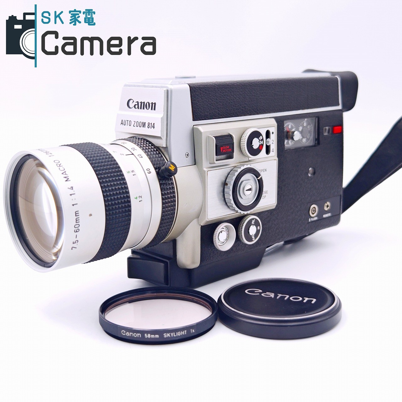 【中古】 Canon AUTO ZOOM 814 ELECTRONIC 通電 望遠レンズ 見せびらかす 動くこと 加農砲 8粍