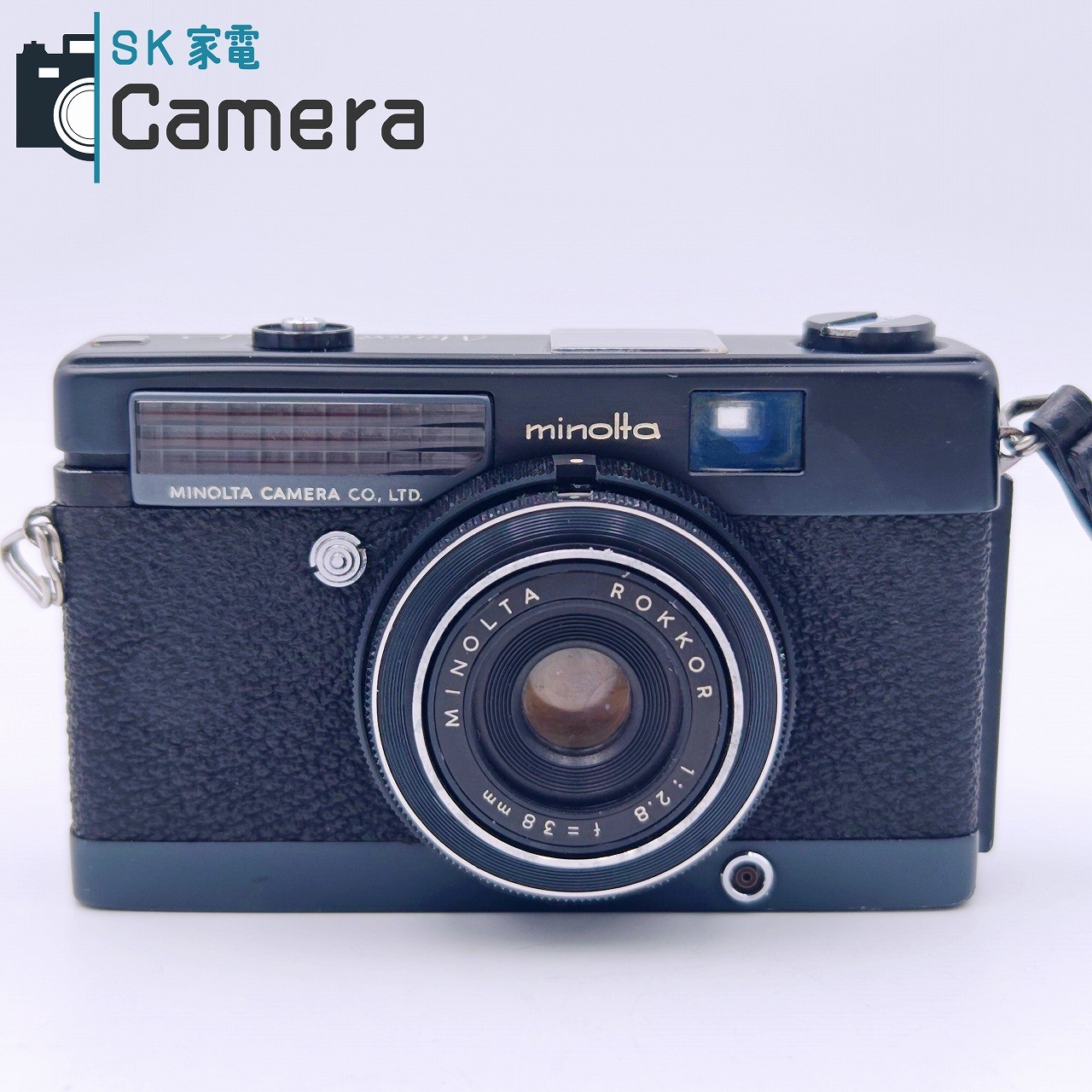 【中古】 MINOLTA Minoltina-P ROKKOR 38粍 F2.8 黒いこと ミノルタ 見せびらかす動くこと