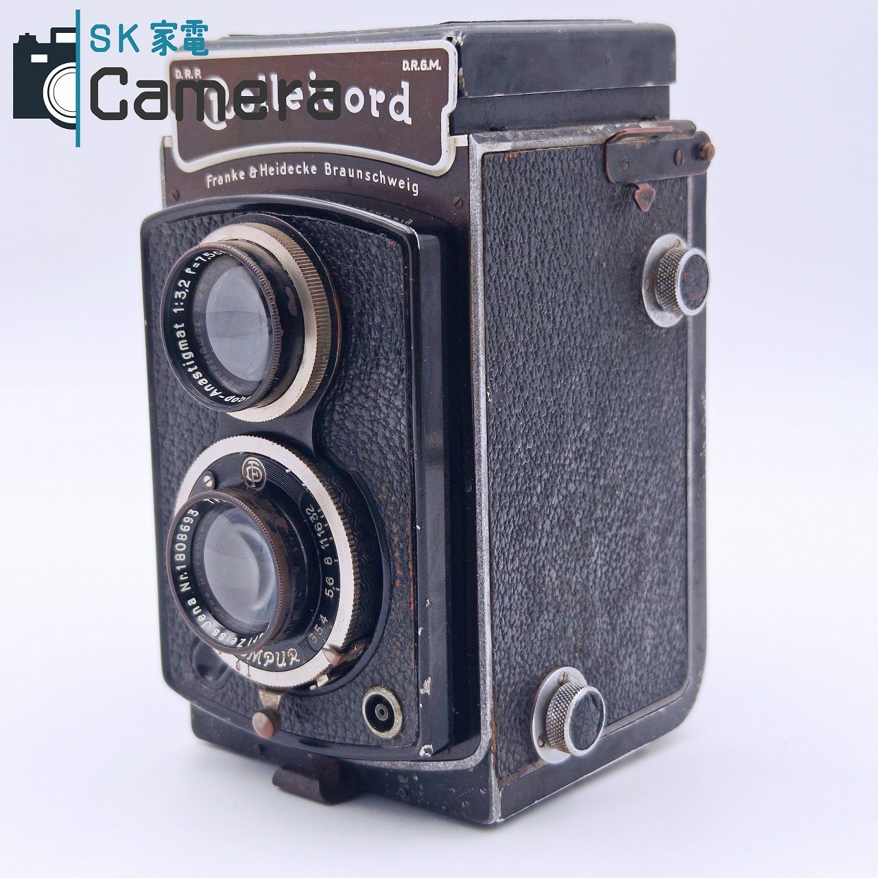 【中古】 Rolleicord II Carl Zeiss Jena Triotar 7.5珊 F3.5 ローライコード