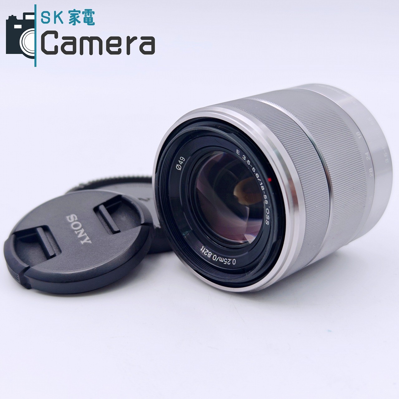【中古】 SONY E 18-55粍 F3.5-5.6 OSS SEL1855 ソニー 旗がしら付