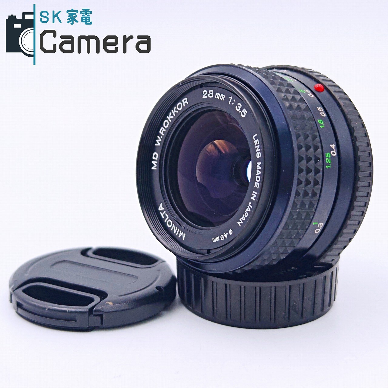【中古】 MINOLTA MD W.ROKKOR 28粍 F3.5 ミノルタ